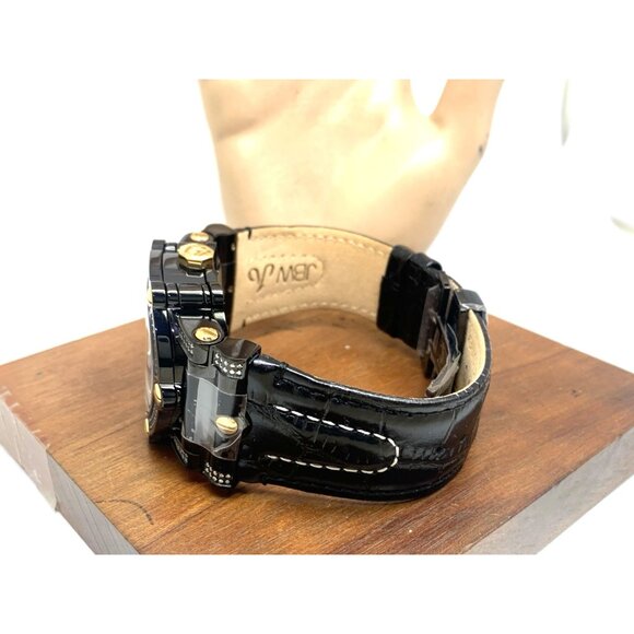 JBW Men's Watch JB-6215-10B 10 YR Anniversary Phantom 1.96ctw Diamond Quartz - Picture 10 of 15